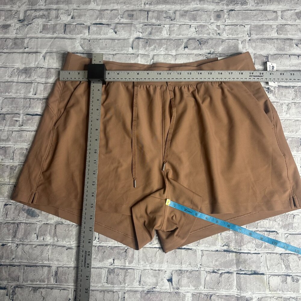 NWT Old Navy Shorts High Rise Power Soft 3 in 1 Tan Size XL - Picture 13 of 14